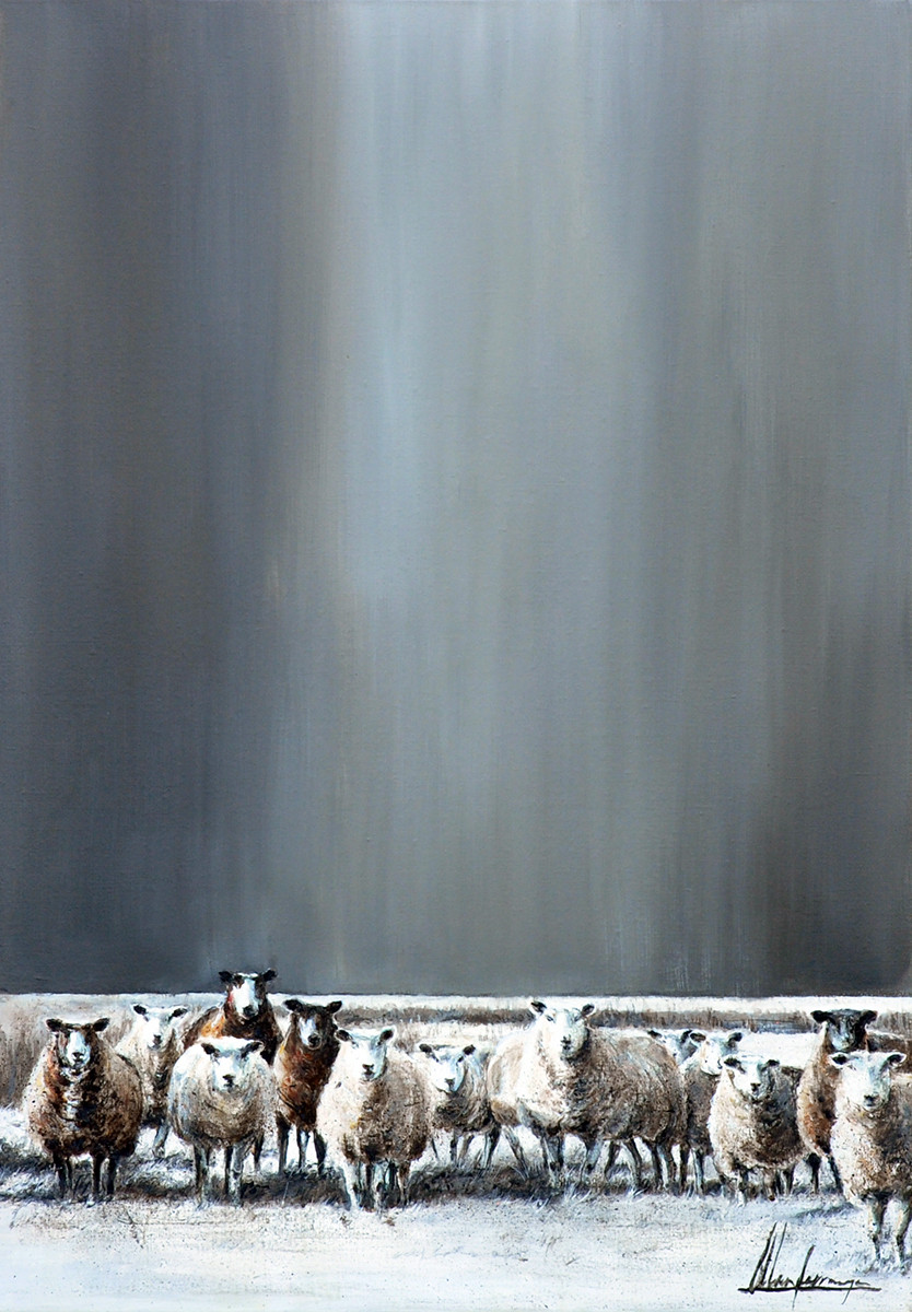 Annabelle Lanfermeijer + Kudde in het veld